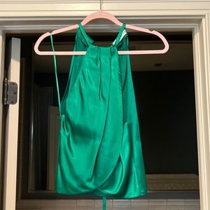 Zara - Green Halter Neck Blouse